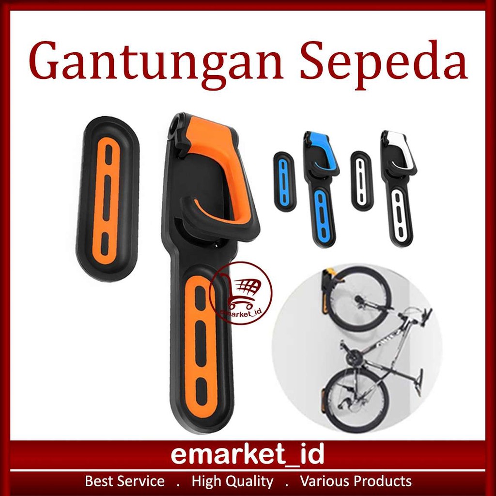 GANTUNGAN EM Bicycle Wall Hanger AJ05 / Wall Hook Bike / Wall Hook Hanger Rack แขวนผนัง