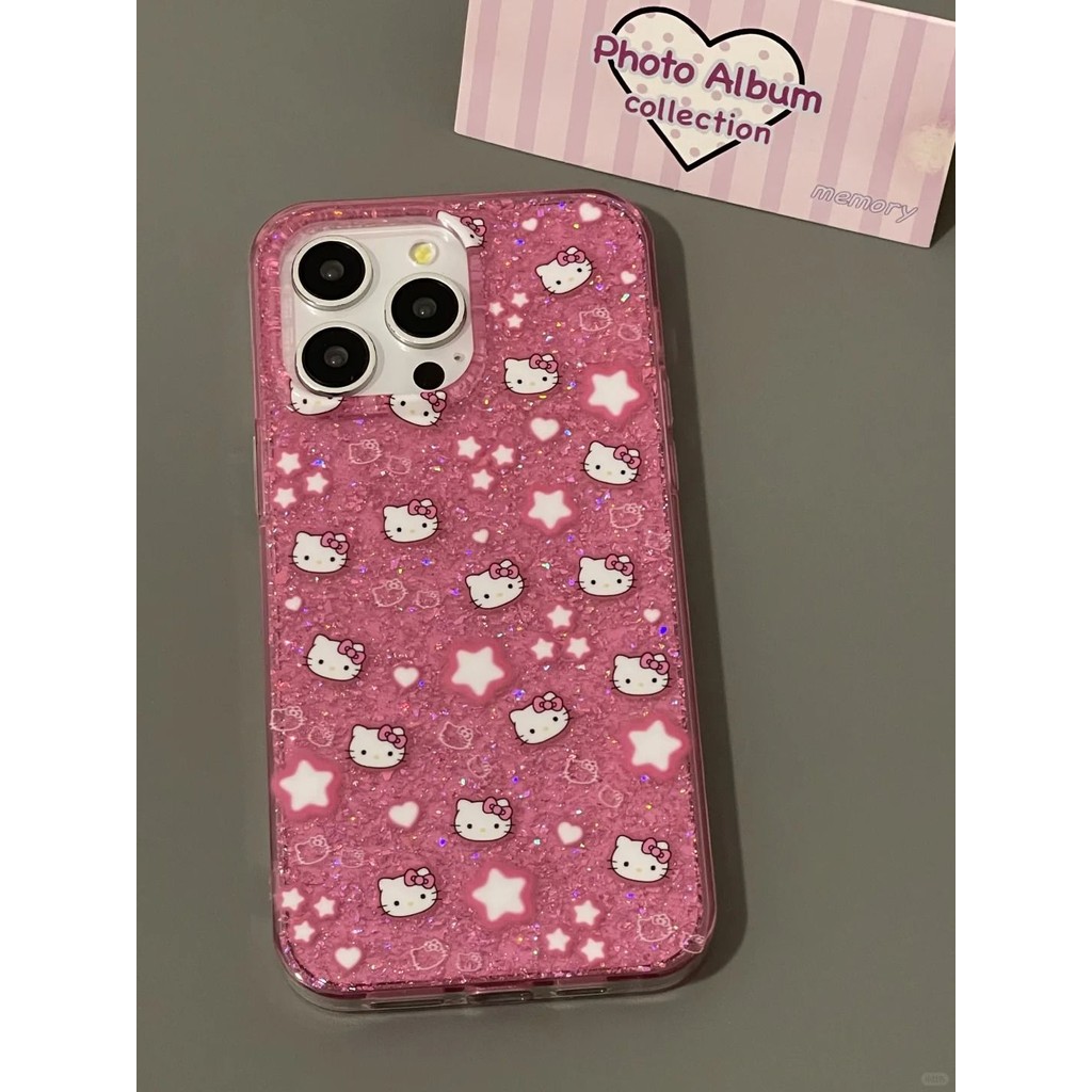 Aesthetic Halo Kitty Drop-Resistant Girls Case Hp Xiaomi Poco C71 X7 Pro F7 Ultra 14T Pro 15 Ultra C
