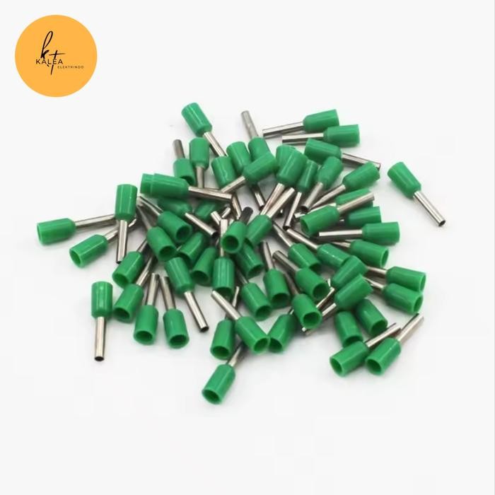 HIJAU Skun Cable Ferrules E6012 6Mm สีเขียว