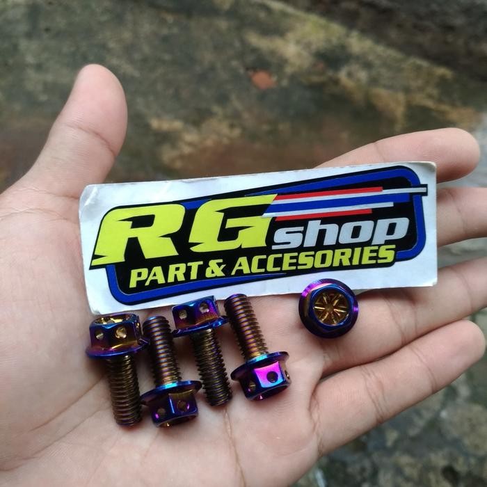 Choice - Probolt Blue Flower Bolt 8X20 Thread 12 ยาว 20Mm Original Heng Thailand