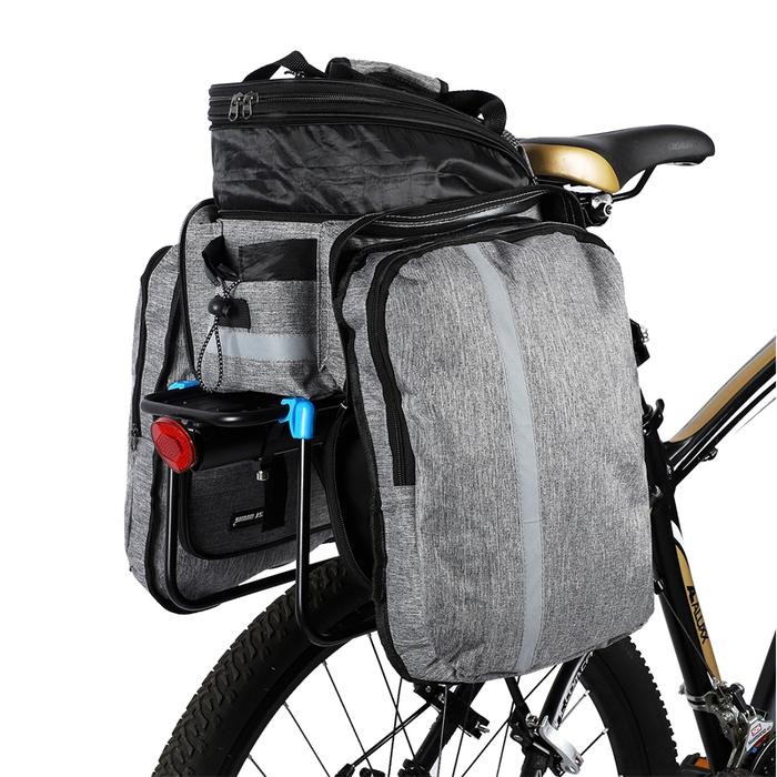 HOT West Biking 0707209B Gravel Touring Bike Bag 25L Touring Pannier Bag