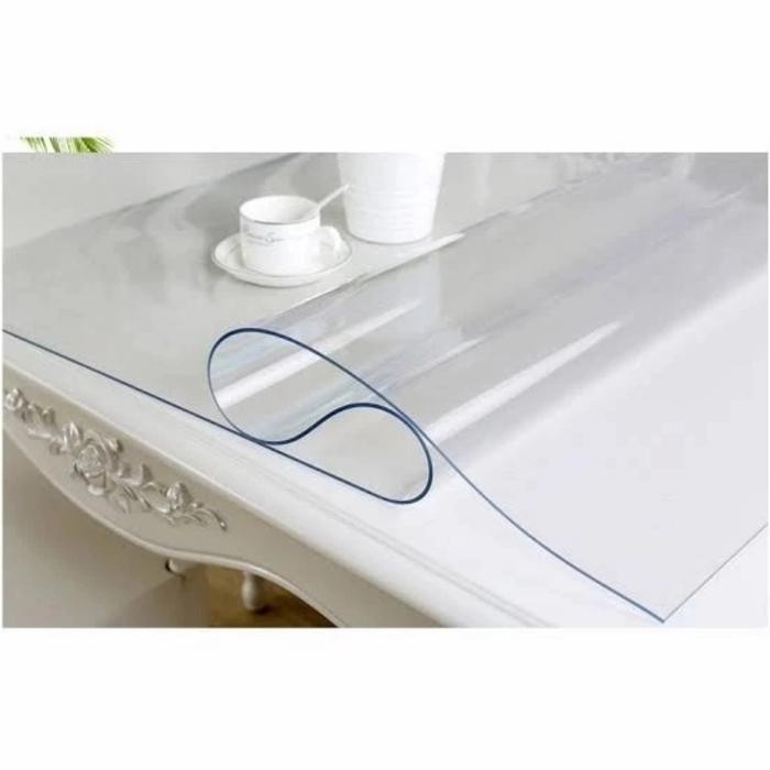 TRANSPARENT PVC TABLECLOTH - กันน้ํา 2MM110CM75CM THICKNESS CODE 35