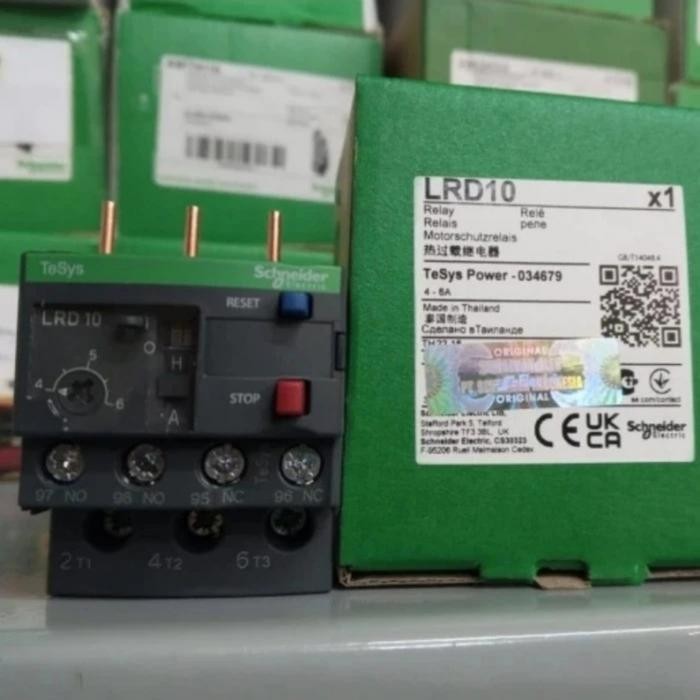 โอเวอร์โหลด / โอเวอร์โหลดความร้อน / LRD10 Schneider LRD 10 (4a-6a) Tele
