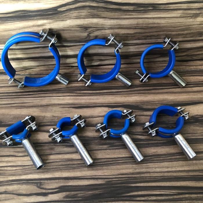 CLAMP PIPE HOLDER SS304 2" - CLAMP PIPE SANITARY - CLAMP SUPPORT PIPE
