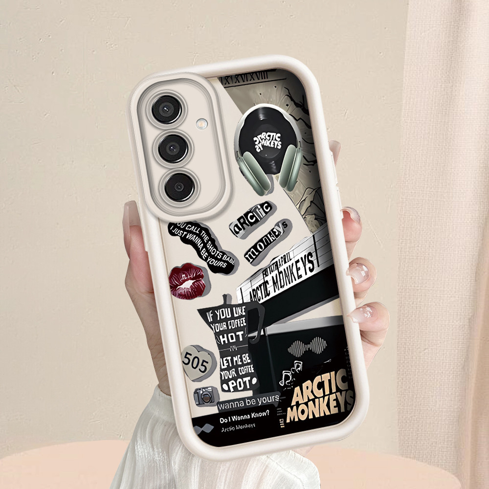 HP เข้ากันได้กับ Samsung Galaxy M15 F15 5G เคสโทรศัพท์ Drop-Resistant Case Softcase Casing D09 S2-00