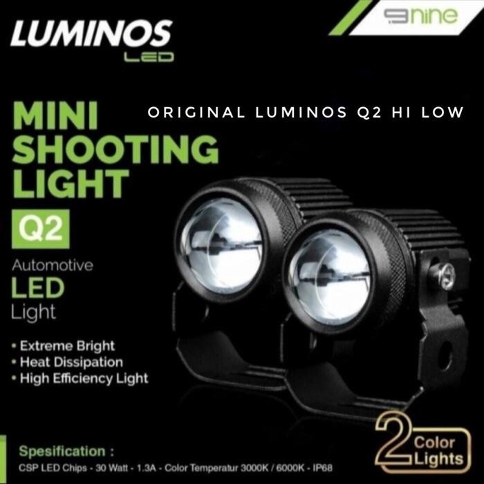 [2 ชิ้น] Original Luminos Q2 Spotlight Luminos 2 สีรถจักรยานยนต์