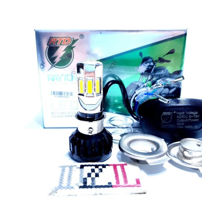 Rtd M 02E ไฟหน้า Led 6 ด้าน H6 H4 Hs1 3000Lm 6000K