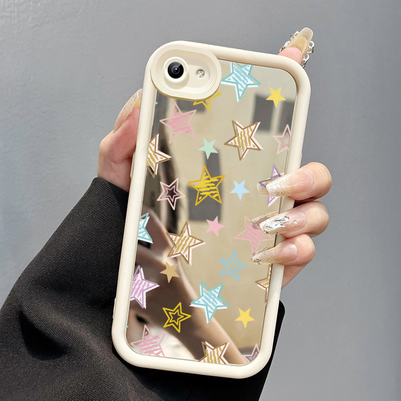 HP VIVO Y81 VIVO Y81i VIVO Y81s VIVO Y83 Case ยอดนิยม Candy Star Silicone Mirror Case Cesing Softcas