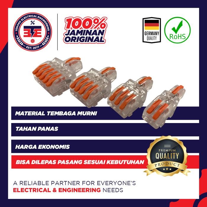 WAGO Cable Connector Splitter F12/F13/F14/F15 Terminal Connector Cable สาขา 1-2/1-3/1-5 Pin