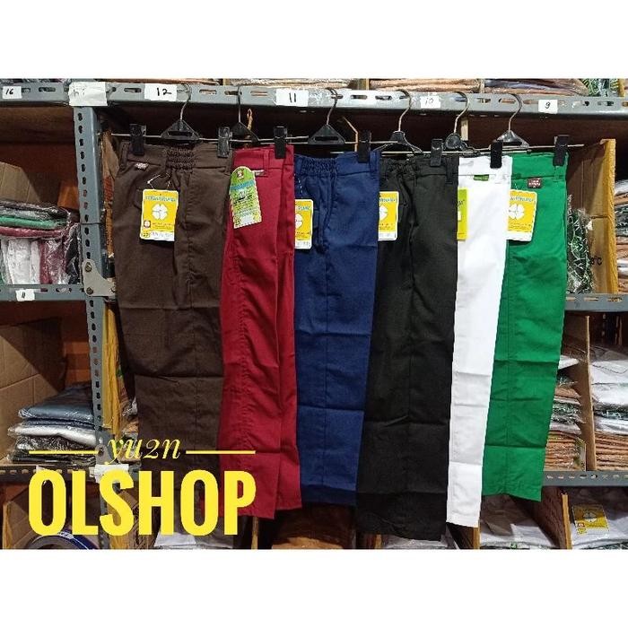 (Allthebest) SCHOOL UNIFORM RUBBER LONG TROUSERS SIZE 28-36 ยี่ห้อ BRIGHT PURNAMA