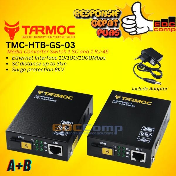 Tarmoc TMC-HTB-GS-03 Netlink GS03 1FO 1Lan GigabitMedia Converter