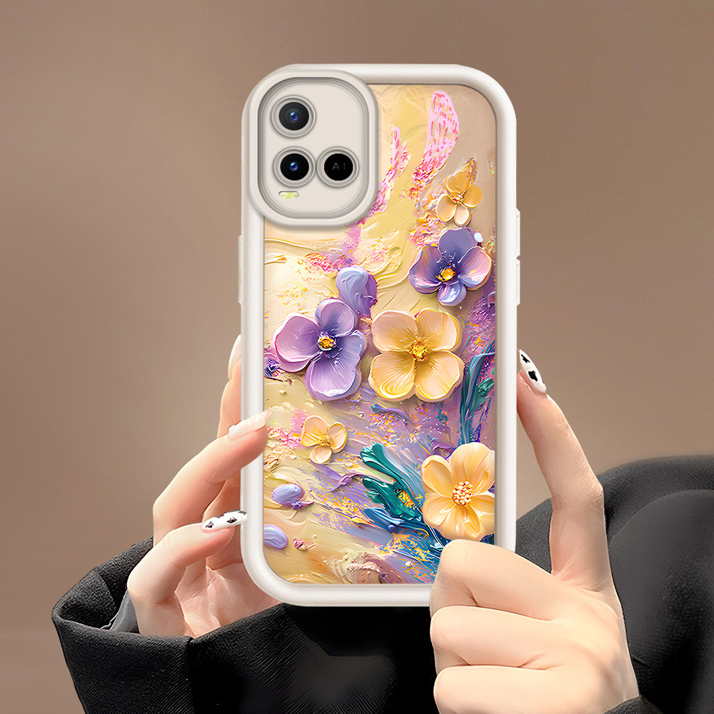 HP เคสโทรศัพท์สําหรับ VIVO Y21 Y21S Y33S Y21A Y21T Y33T T1X กรณีการ์ตูน Kesing ป้องกันเลนส์ TY DLJ-S