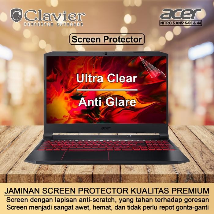ฟิล์มกันรอยหน้าจอป้องกันรอยขีดข่วน Acer Nitro 5 AN515-55-76SK 77MG 79RK Glare