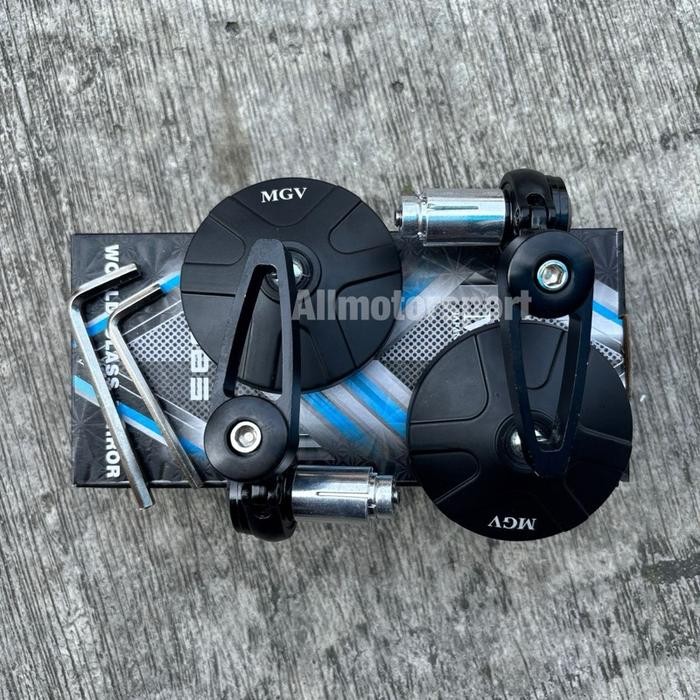ROUND BAR END MIRROR / ROUND BAR END MIRROR MGV 008 UNIVERSAL MOTORCYCLE NMAX AEROX LEXI PCX SCOOPY