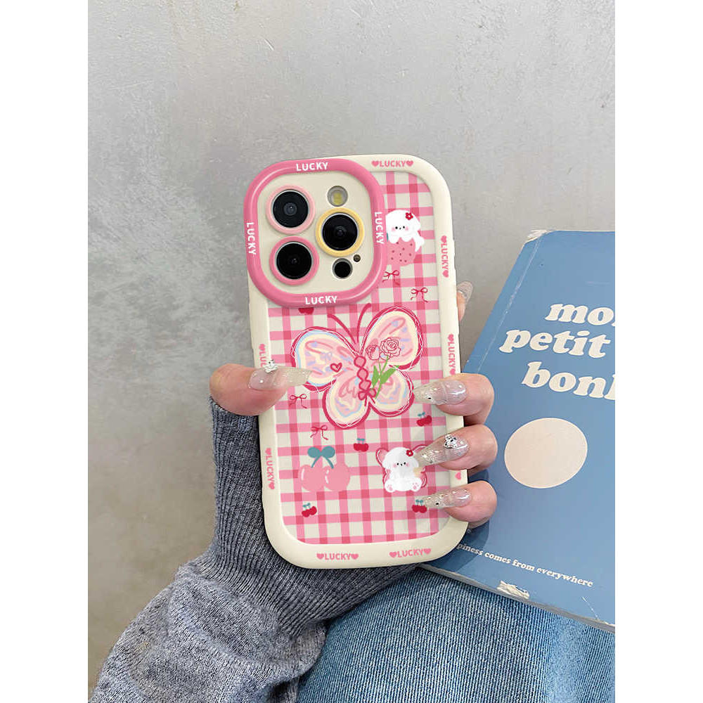 เคสสายสีผีเสื้อ Samsung A26 A06 A16 5G S25 Plus A15 A36 S25 Ultra A56 A55 A52Sa32 A24 S24 S21 S23 S2