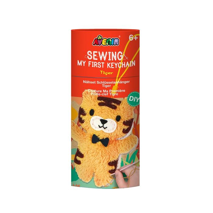 (Allthebest) ของเล่นเพื่อการศึกษา Avenir Sewing My First Keychain - Tiger