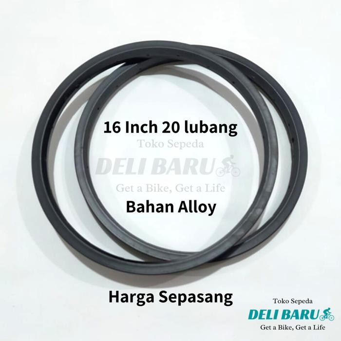 ALLOY RIMS 16 PURE RIMS 20 HOLE RIMS สําหรับ CHILDRENS BMX FOLDING BIKES คุณภาพดั้งเดิม