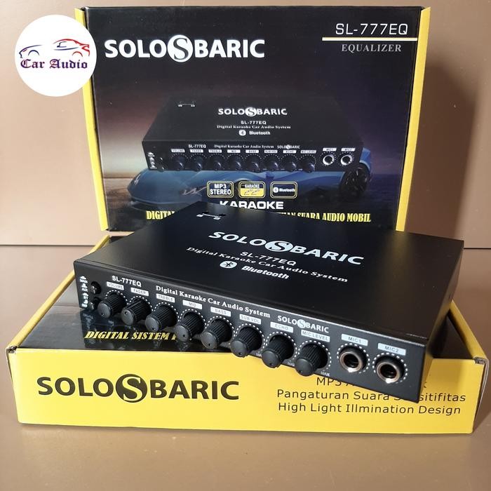Bose Acoustics - Parametric Equalizer Bluetooth Solobaric Pre Amp Karaoke Solobaric Sl 777 Eq