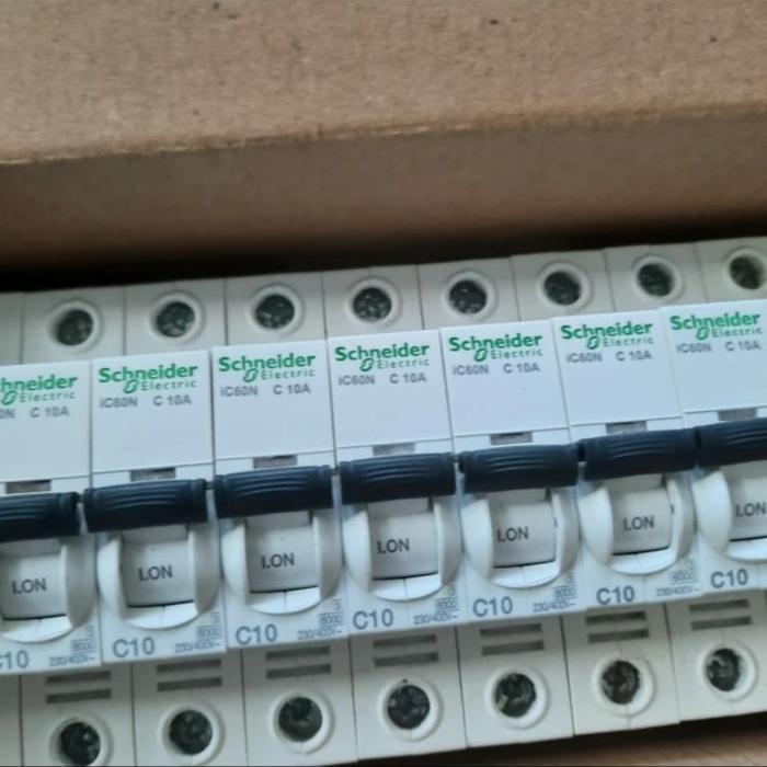 MCB 10A 1P IC60N 6kA Schneider 1Phase 1Pole