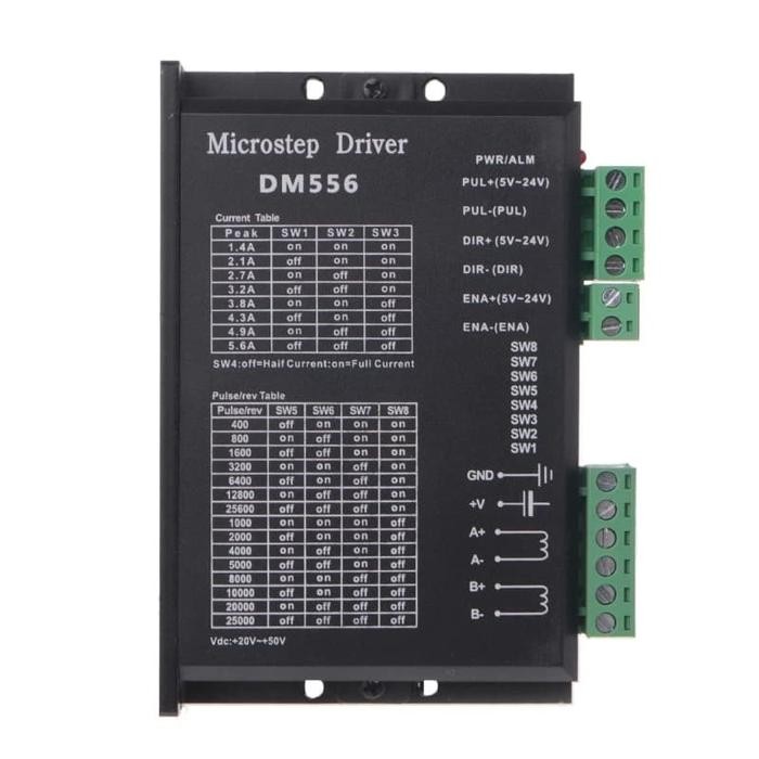 ใหม่ DM556 2phase Stepper Motor Driver nema 17/23/34 Stepper Motor Drive