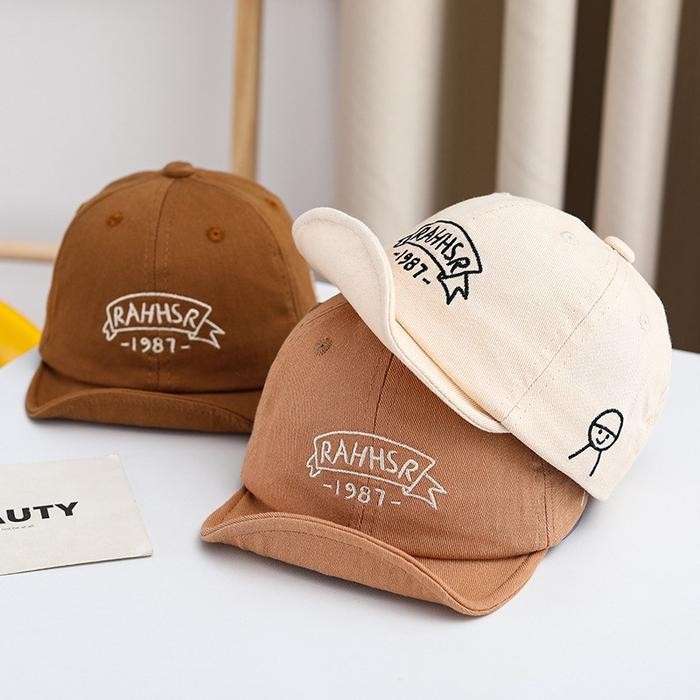 1-6 ขวบ CHILDRENS BASEBALL HATS / CHILDRENS BUCKET HATS WITH CUTE CHARACTERS UNISEX