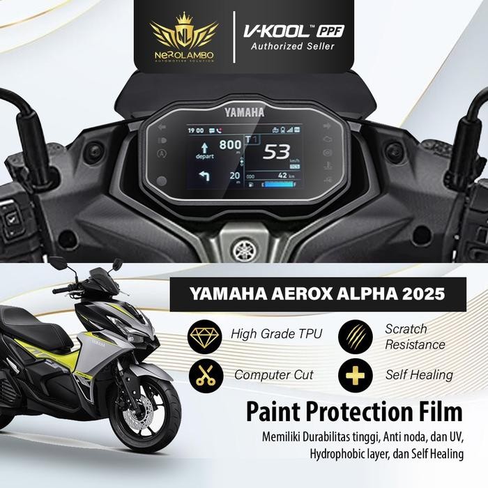 VKOOL PPF SPEEDOMETER รถจักรยานยนต์ YAMAHA AEROX ALPHA 2025