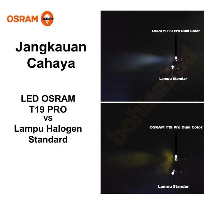 Original Osram Supra X 125 มอเตอร์ไซค์ Led T19 Pro 2 สี ขาว เหลือง H6 M5