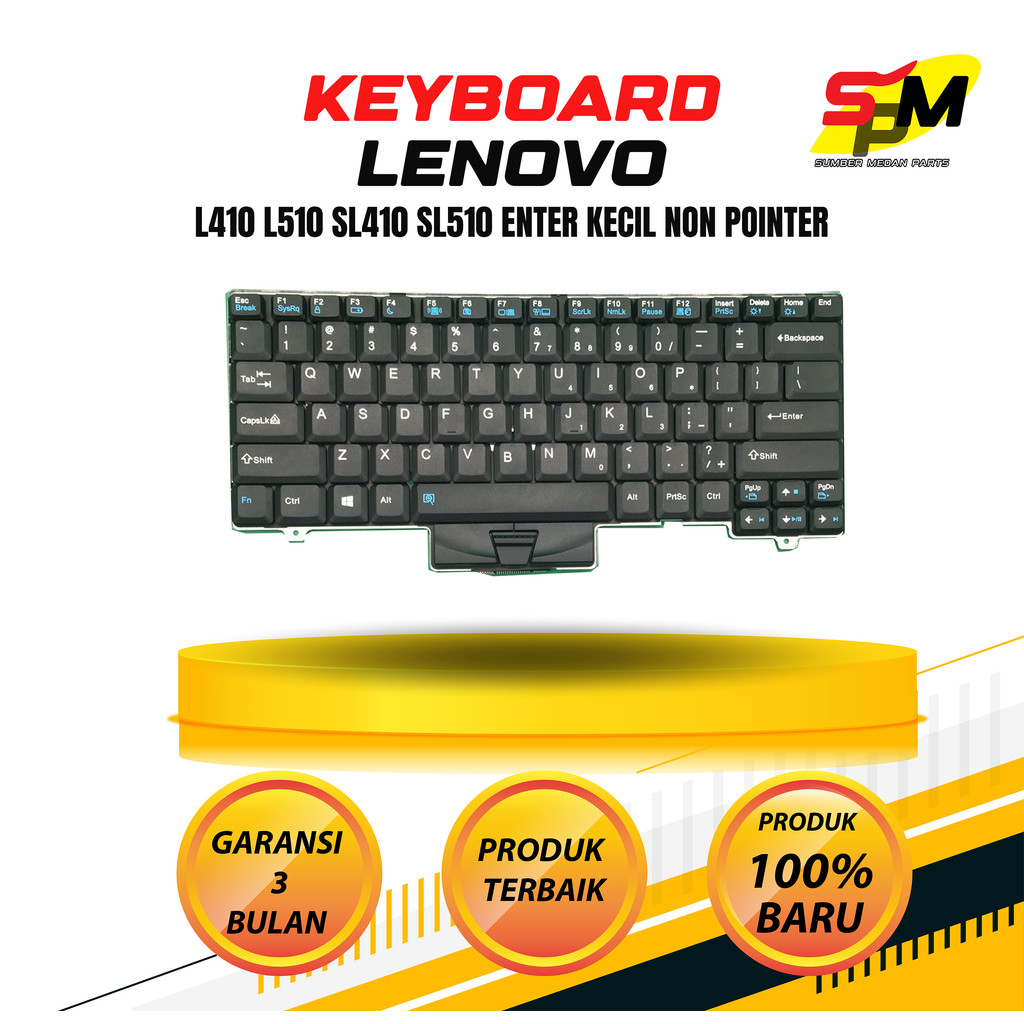 Lenovo l410 l510 sl410 sl510 ใส่คีย์บอร์ด Non Pointer ขนาดเล็ก