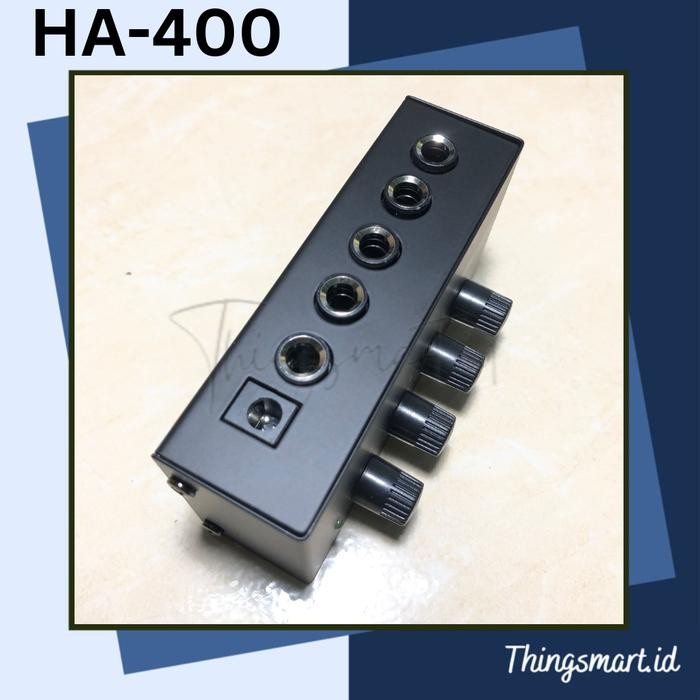Micro Amp Ha400 Ha-400 Mixer เครื่องขยายเสียงหูฟัง Personal Monitor Iem