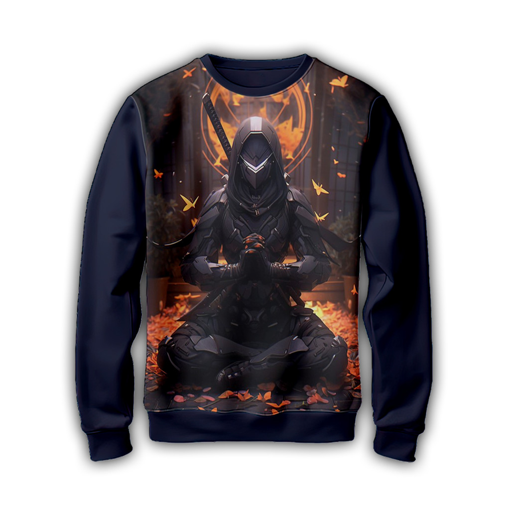 Ninja Kamui เสื้อแจ็คเก็ตเสื้อกันหนาวเด็กการ์ตูนแอนิเมชั่นฟิล์ม Super Hero S4 Crewneck สกรีนลายที่ผส