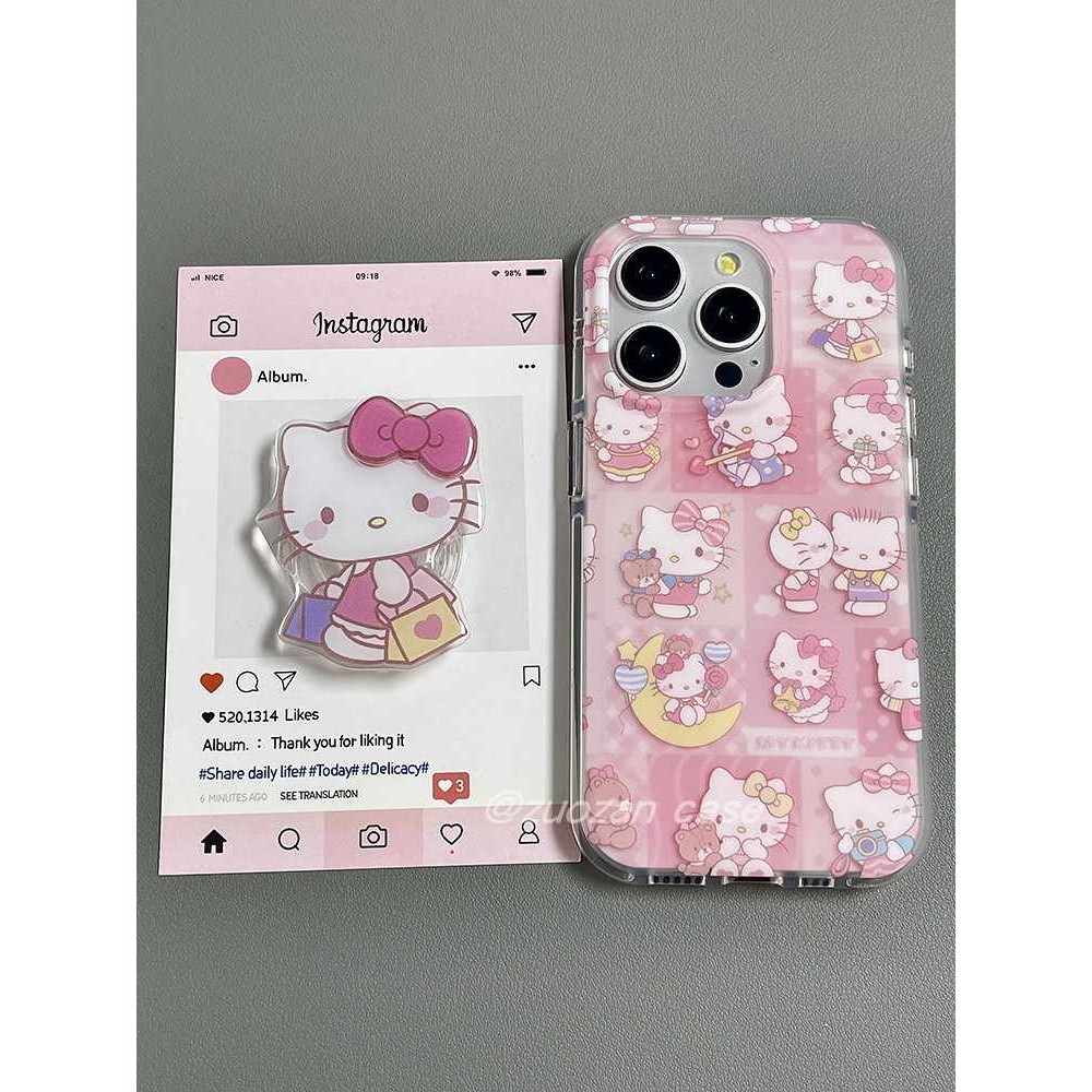 Overseas น่ารัก Halo Kitty Anti-Fungus ปลอก Hp Xiaomi 15 Ultra 14T Pro Poco C71 X7 Pro F7 Ultra M4 P