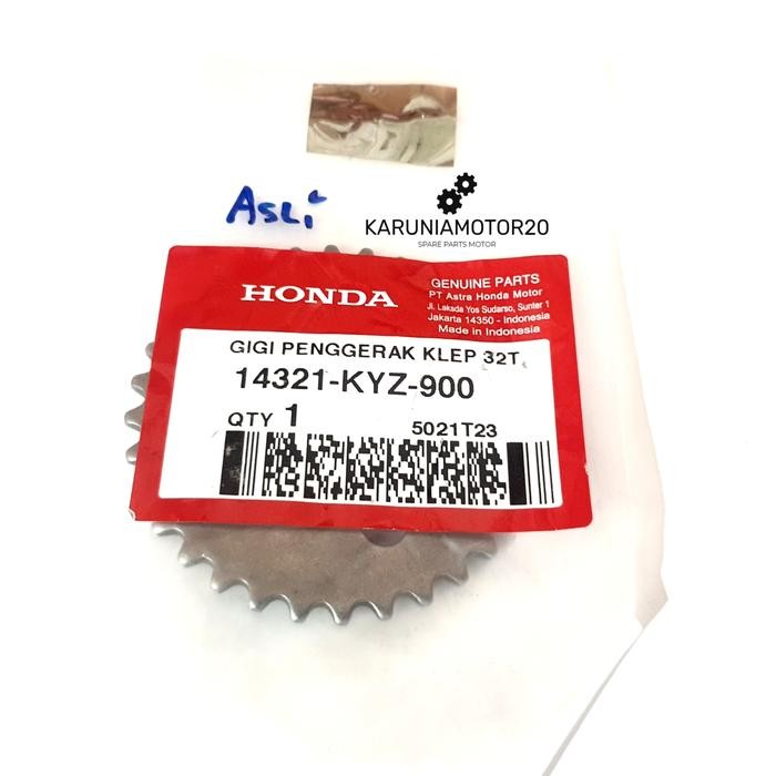 หมวกกันน็อค CENTRIC TIMING GEAR SUPRA X 125 FI ดั้งเดิม AMM 14321-KYZ-900