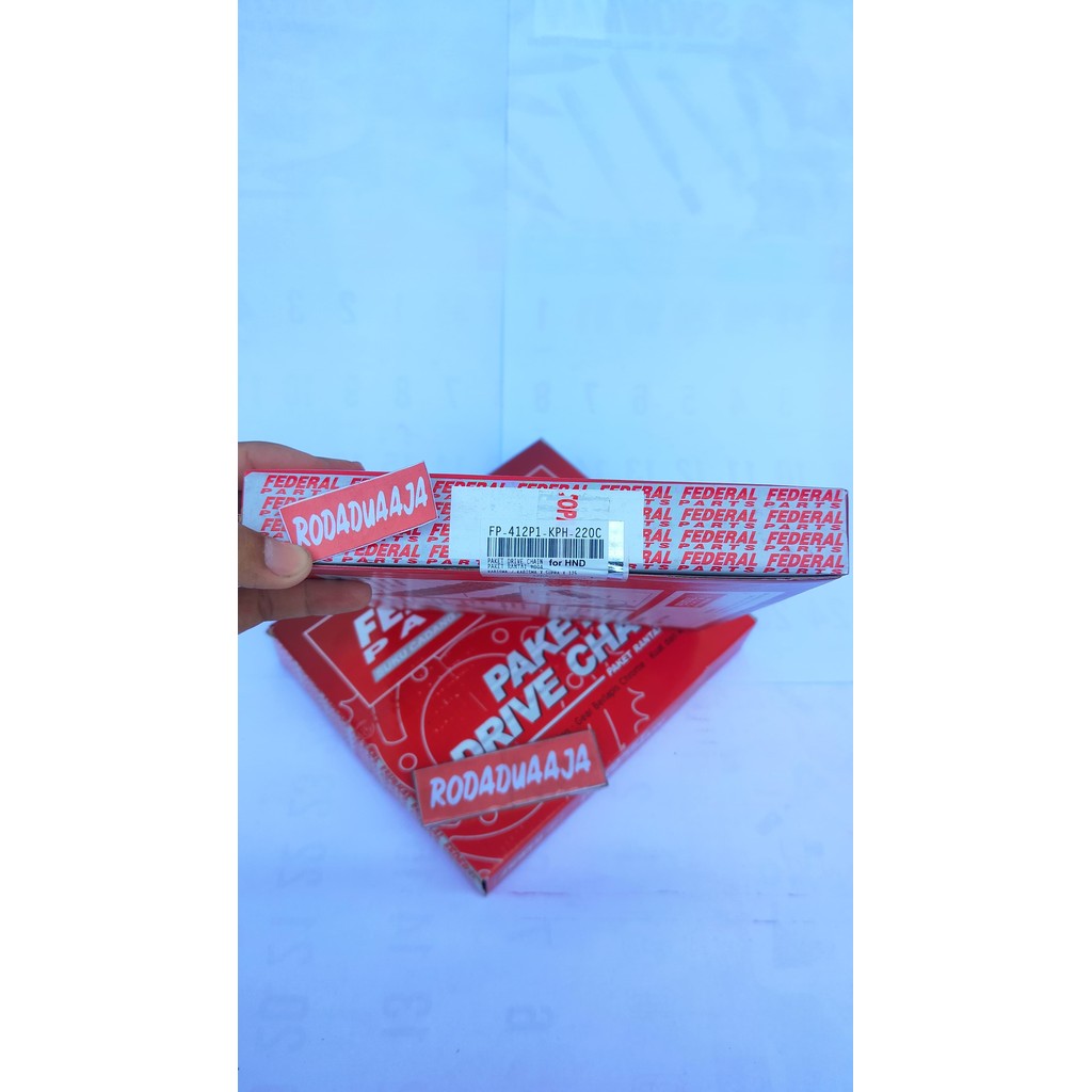 FEDERAL GER SET HONDA KARISMA, SUPRA X 125 (420-14T/35T/104L) FP-412P1-KPH-220C