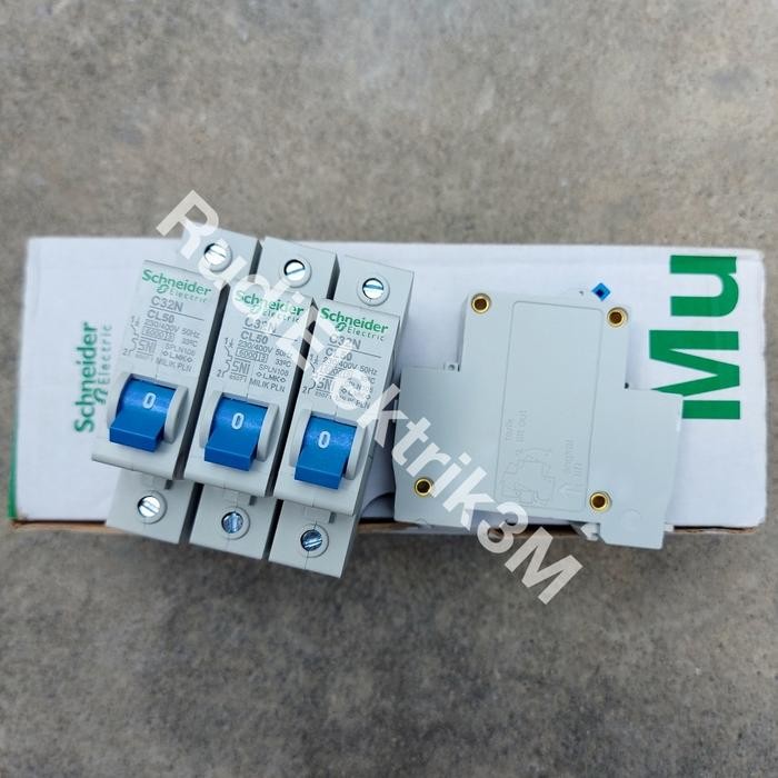 MCB PLN 50A 1 เฟส Schneider