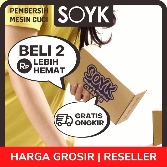 MESIN SOYK Formula 2x น้ํายาทําความสะอาดเครื่องซักผ้าและน้ํายาฆ่าเชื้ออันทรงพลัง