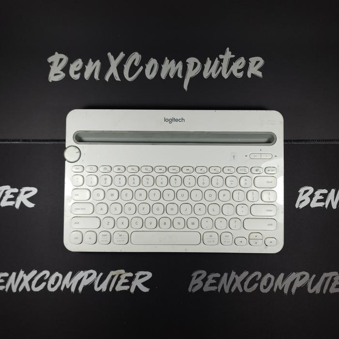 คีย์บอร์ดอุปกรณ์บลูทูธไร้สาย Logitech K480 สีขาว