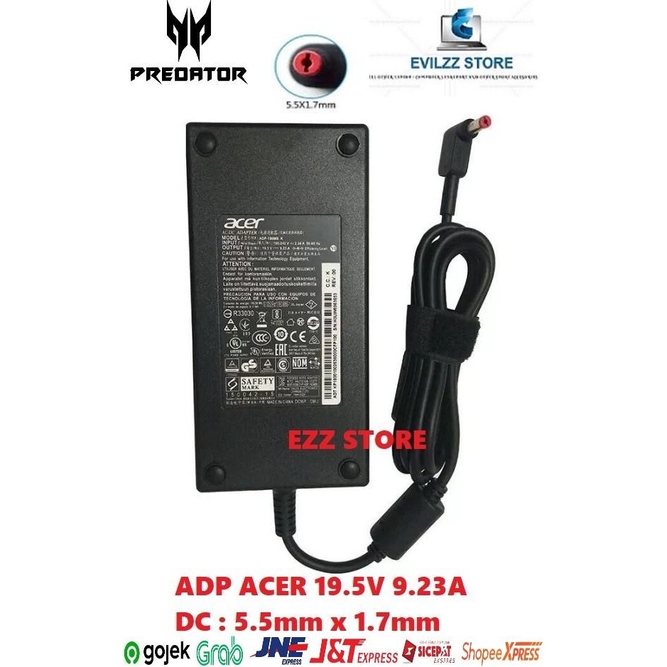 ACER NITRO 5 AN515-57 AN515-58 AN515 57 58 9.23A 5.5 CHARGER ADAPTER