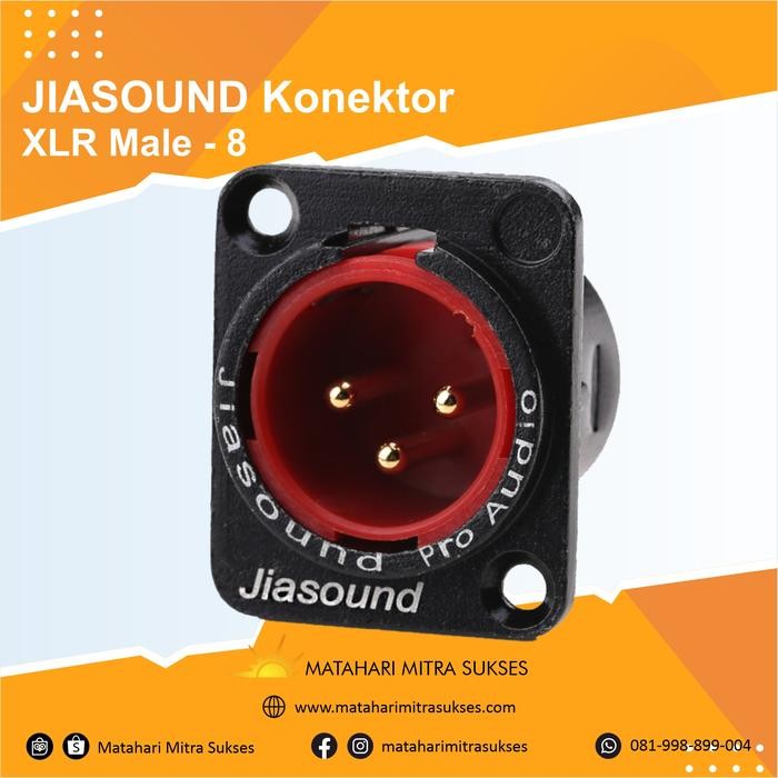 แผงซ็อกเก็ตขั้วต่อตัวผู้ JIASOUND XLR
