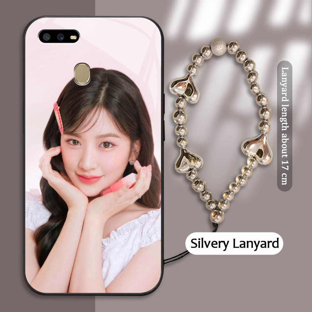 HP กระจกนิรภัยสําหรับ OPPO F23 A1 A3S A8 A98 5G A5 A9 2020 A11 2020 Yujin IVE เกาหลีโทรศัพท์มือถือกร