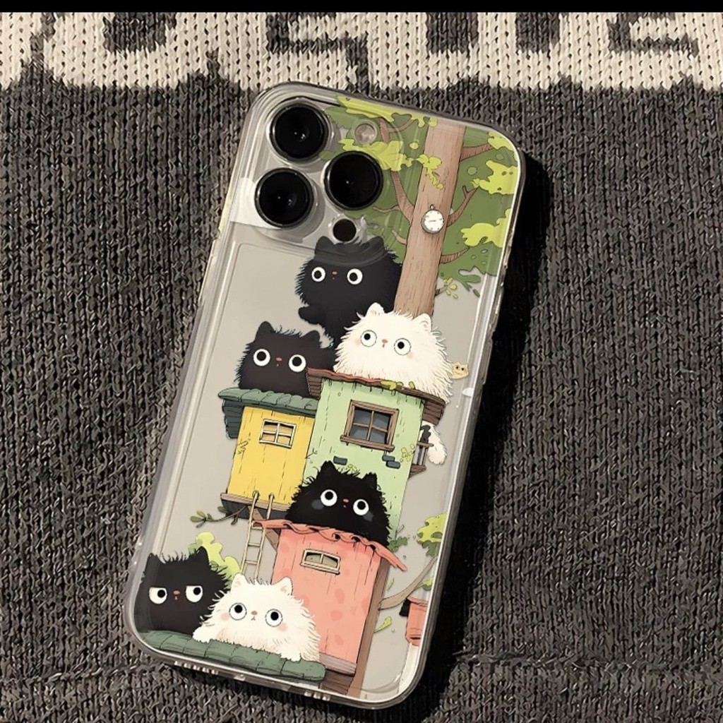 Cat Soft ความคิดสร้างสรรค์ Tree สําหรับกรณี Infinix Hot 60 Pro Plus Hot 60i สมาร์ท 10 Plus Hot 60 Ho