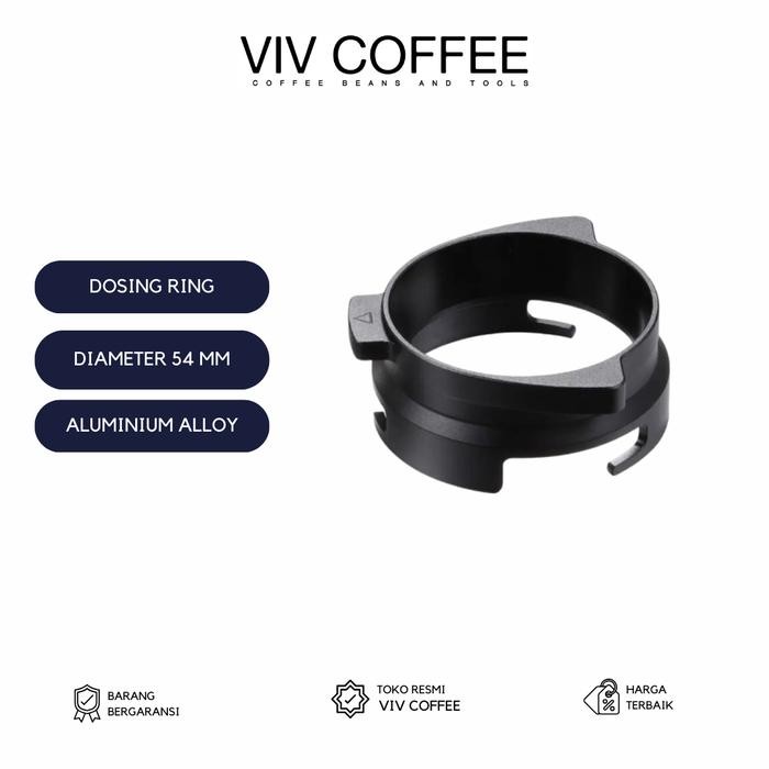 - Dosing Ring 54 มม. Portafilter Ring สีดํา