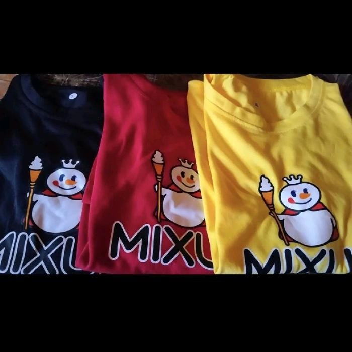 เสื้อยืด Mixue Kids เสื้อผ้าแฟชั่นสําหรับเด็กหญิงและเด็กชาย
