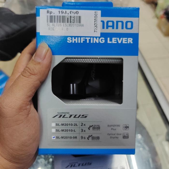 คันเกียร์ Shimano Altus Shifter SL-M2010 3 x 9 ความเร็ว Altus M2010 Shimano เดิมพร้อมกล่อง