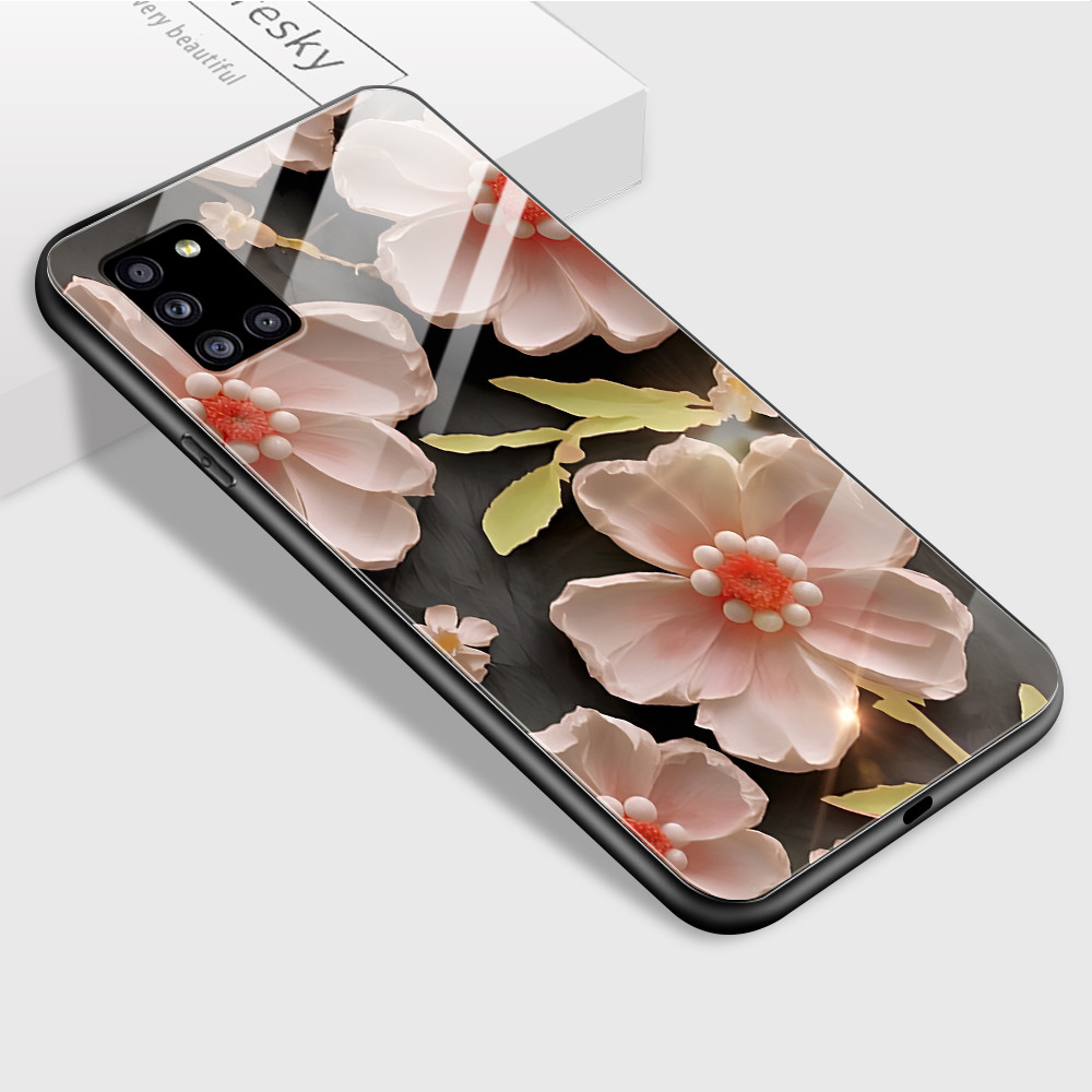 HP เข้ากันได้กับ Samsung Galaxy A31 เคสโทรศัพท์ Hardcase Cassing Mode Bunga 2010 BL