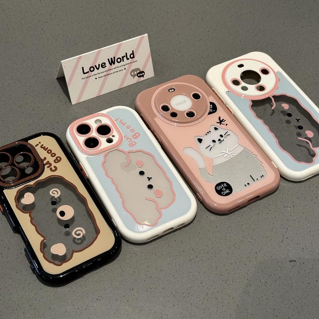 ล่าสุด Soft Anti Shock Cat Case Infinix Smart 9 Hot 60I Note 50 Pro Smart 10 Plus30 Pro 40 Pro30I50 