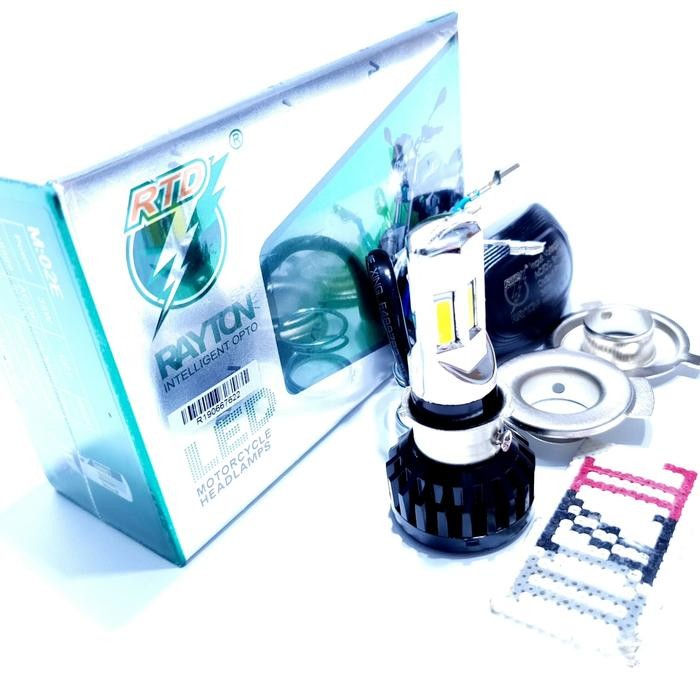 Rtd M 02E ไฟหน้า Led 6 ด้าน H6 H4 Hs1 3000Lm 6000K