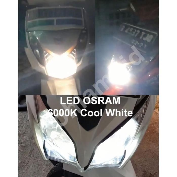 Osram Satria Fu 150 R ไฟ Led มอเตอร์ไซค์ (สีขาว) Rz1 Grs 6 เดือน