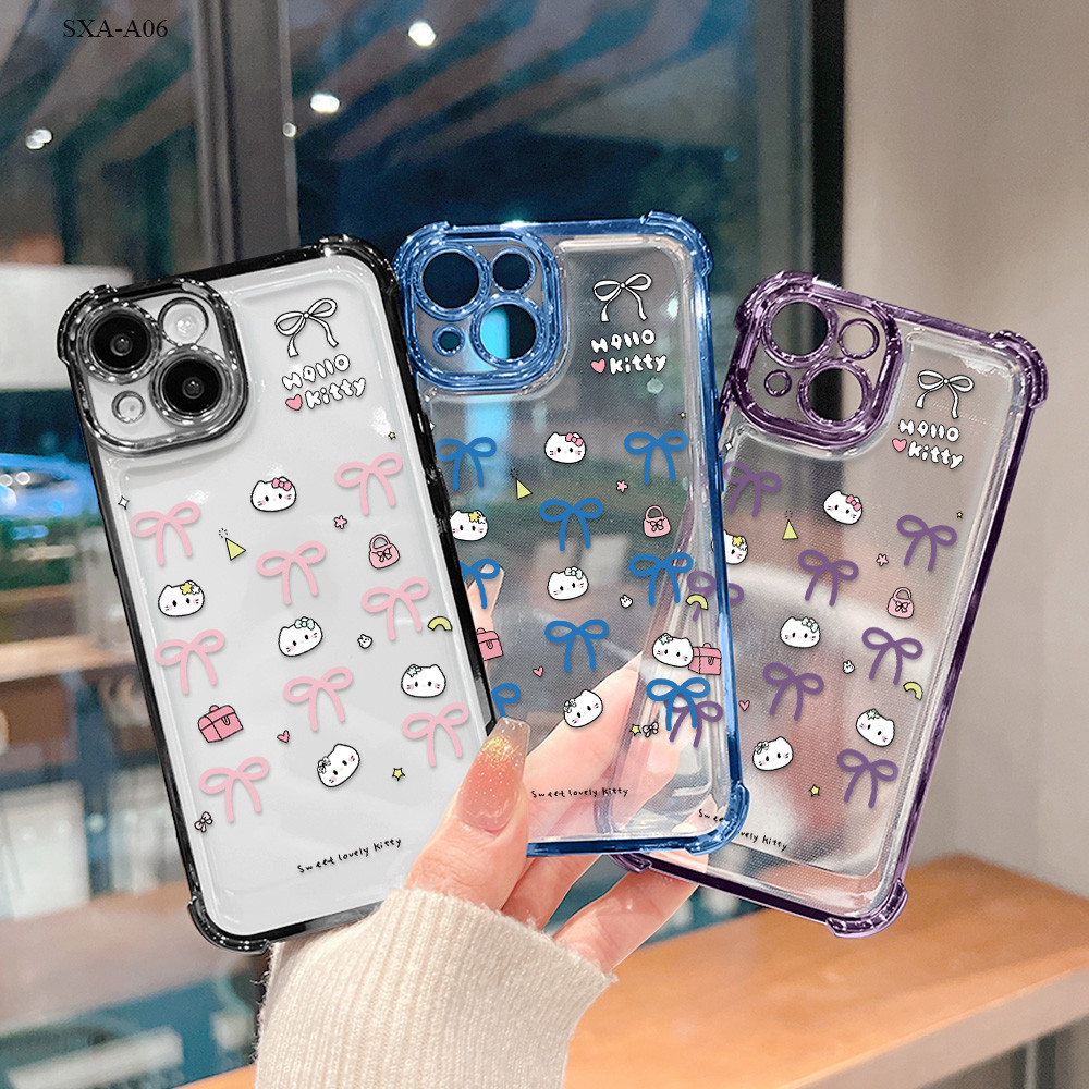 ใช้งานร่วมกับ Samsung Galaxy A06 A05 A05S A04 A04E A03S A03 A02S Layered Softcase Case Hp Kesing Cas