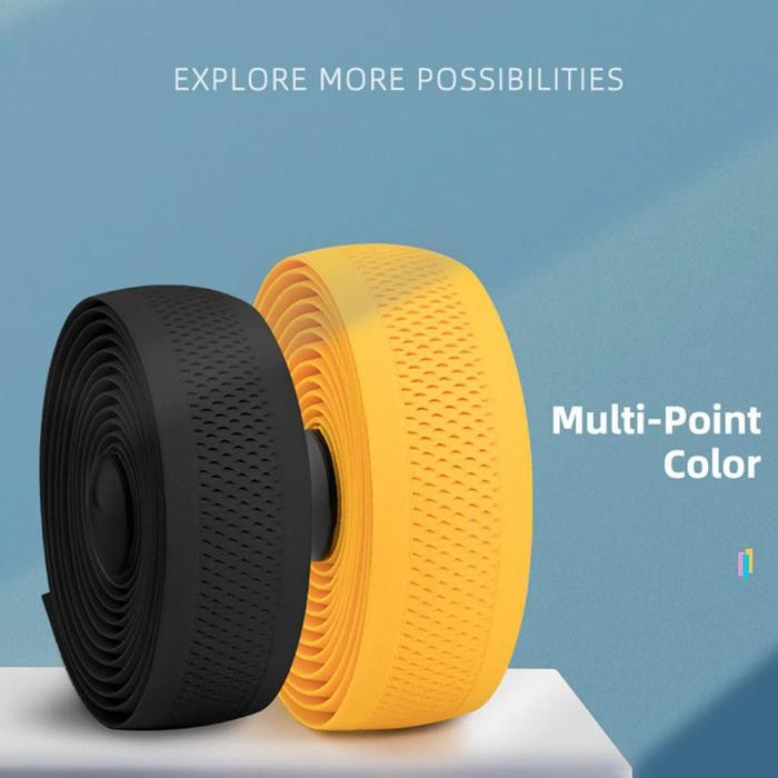 ROCKBROS PAIR OF ROADBIKE BAR TAPE BAR TAPE DROPBAR RACING HANDLEBAR คุณภาพดั้งเดิม