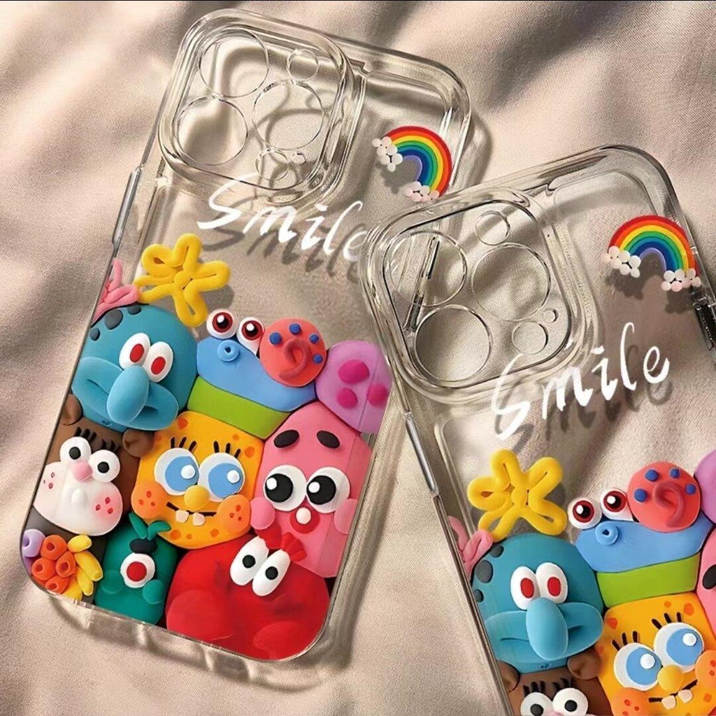 Spongebob Eraser Version Q Soft Case Hp Iphone 17 pro max air 16E 15 Pro Max 11 13 Pro Max Ip 12 13 